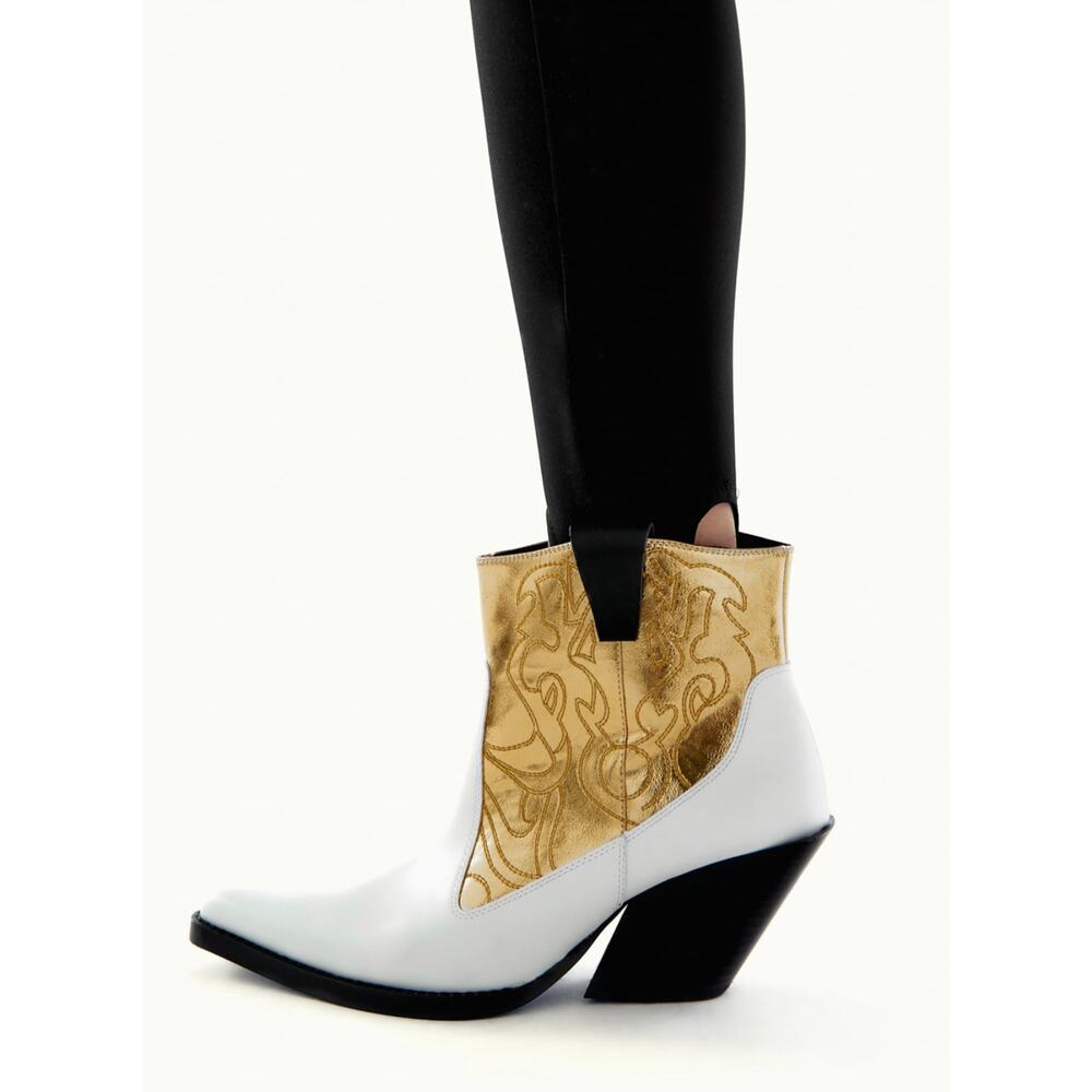 Zara Cowboy Ankle Boots